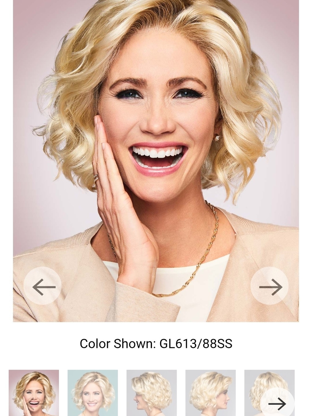 Sandy Blonde Gabor Sweet Talk Wig - Wore Twice